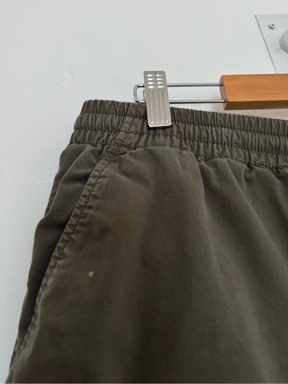 J. Crew 6” Dock Short Green Drawstring Waist Cotton Stretch Minimal